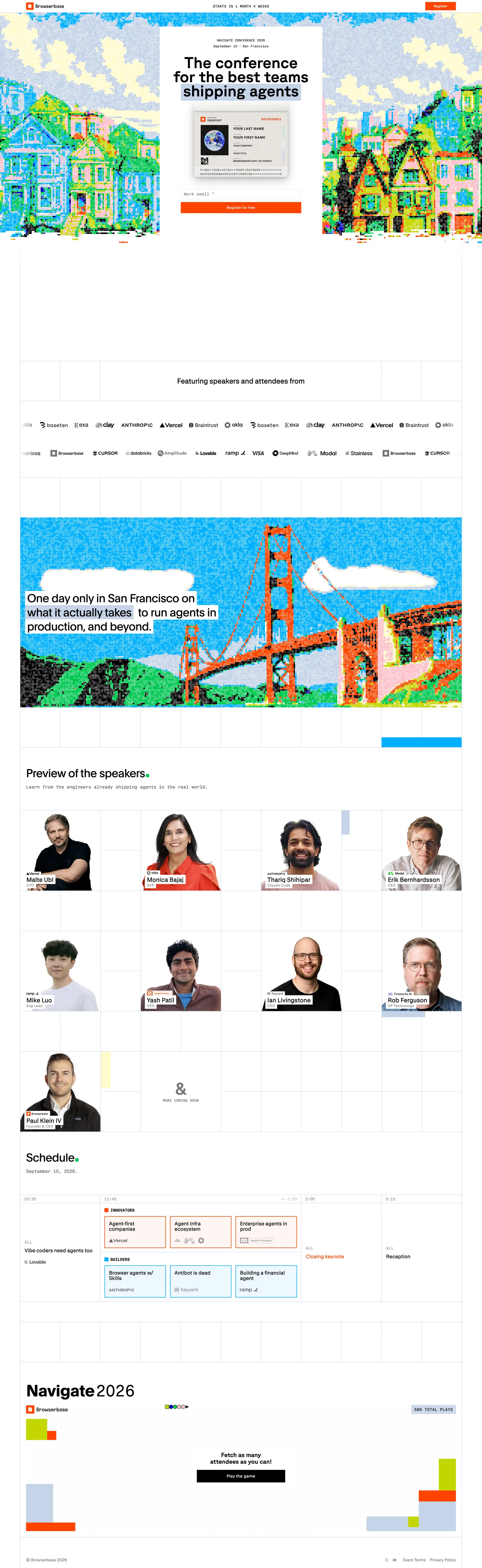 Browserbase Navigate — the full page, top to bottom